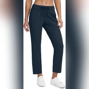 NWT Seamaid Women's Golf 7/8 Ankle Travel Casual Pants, XLarge, Navy Blue